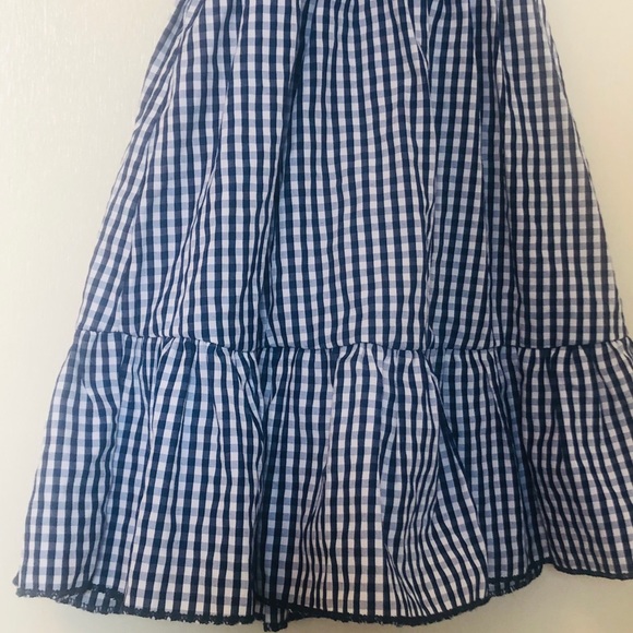 Heart And Arrow Off Shoulder Plaid Dress Size 5 - Picture 5 of 11